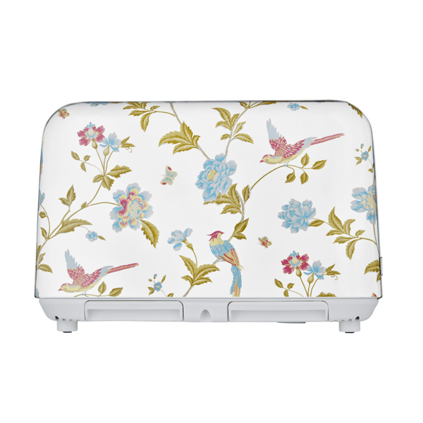 LAURA ASHLEY Brødrister 4-skiver. Hvit/Sølv