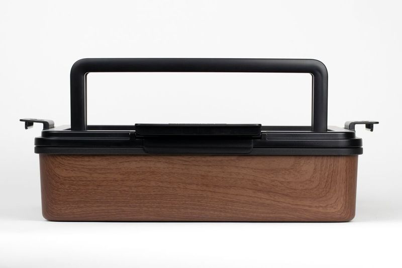 PLATTERBOX Walnut | Ta m&aring;ltidet med deg hvor som helst